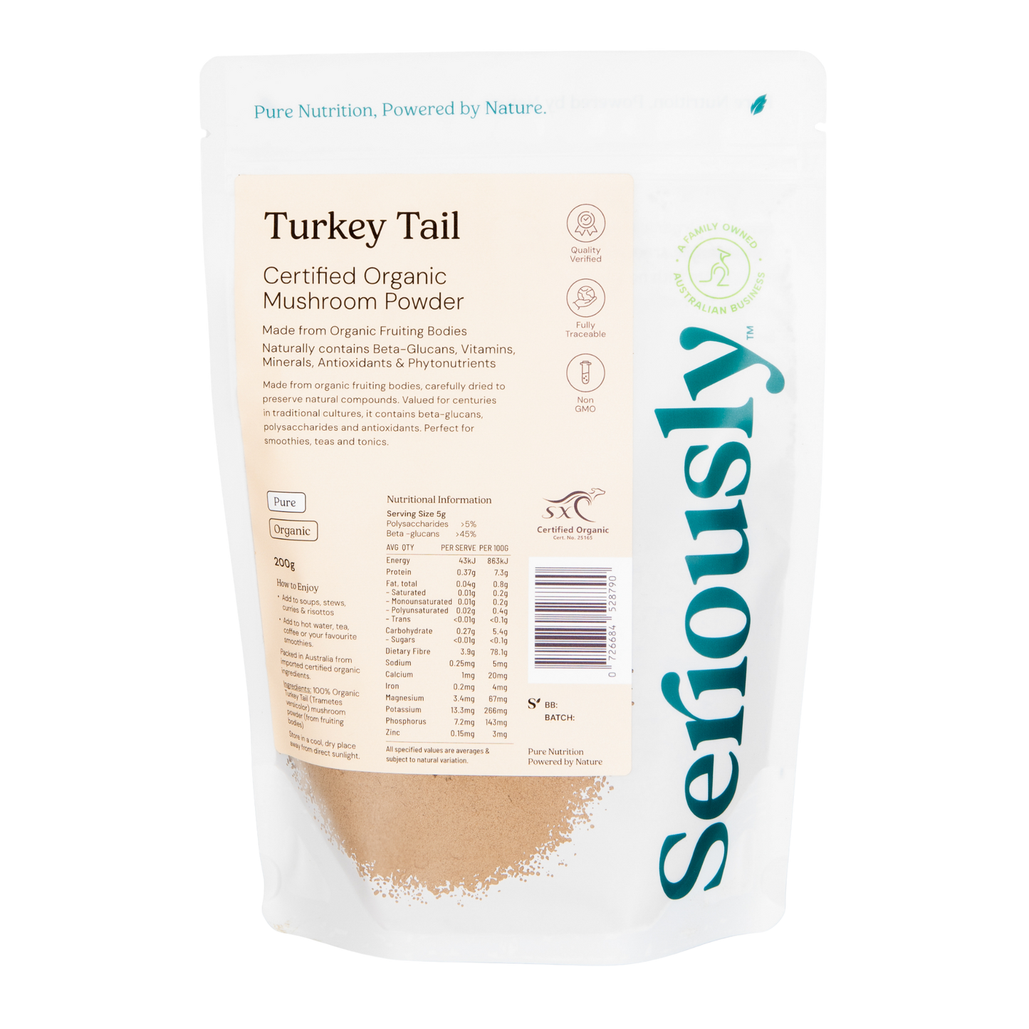 Organic Turkey Tail Mushroom Powder