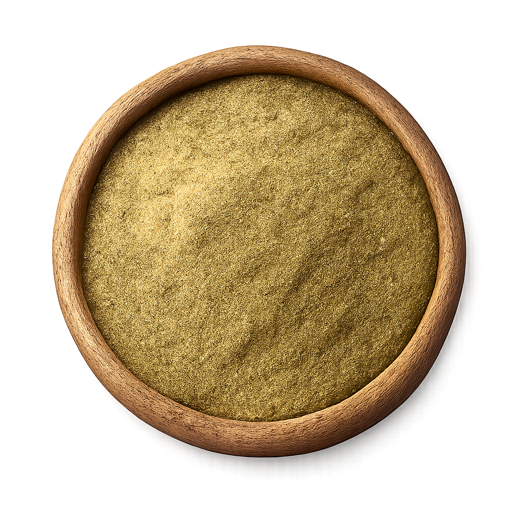 Tulsi Leaf powder in bowl