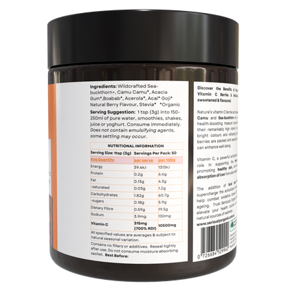 Naturally C Organic Vitamin C Berry Blend