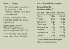 Wheatgrass Powder Organic