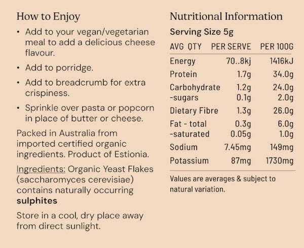Nutritional Information
