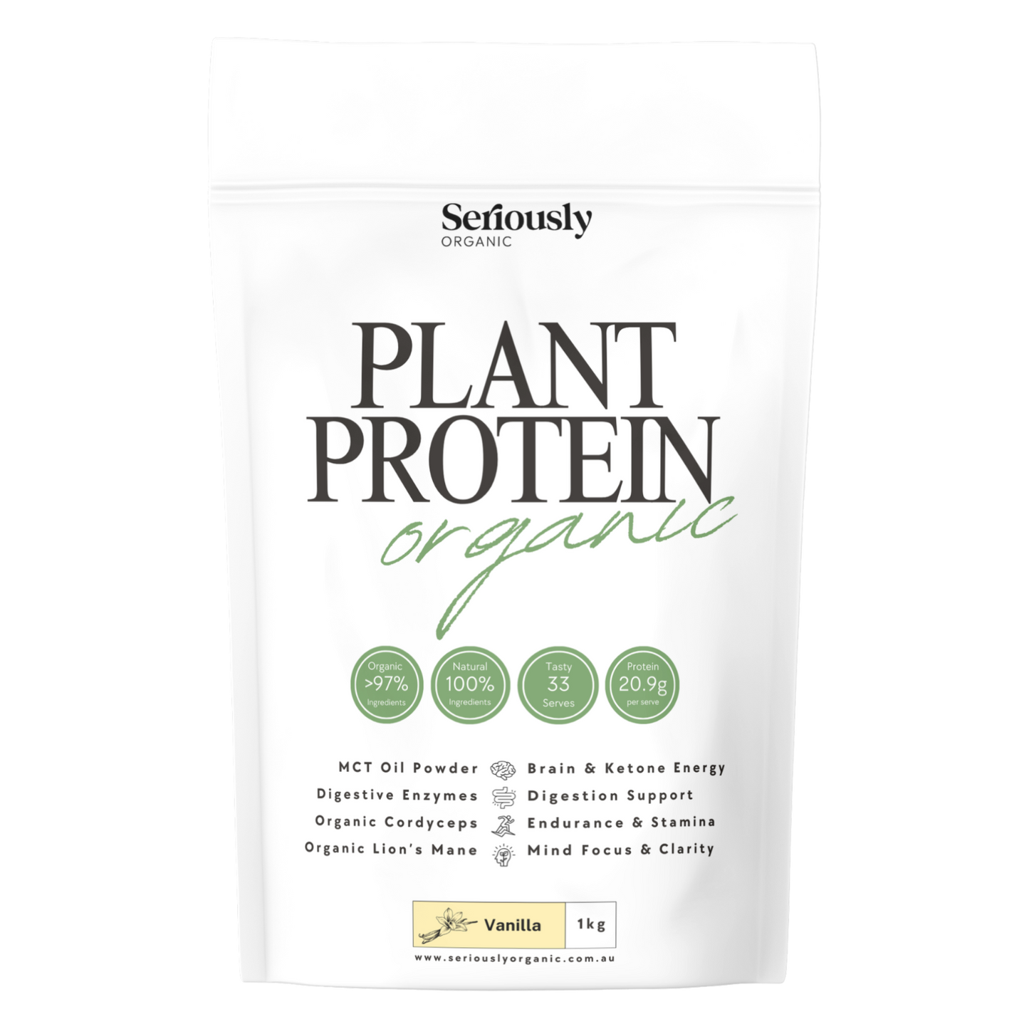 Plant Protein Organic Vanilla image 0