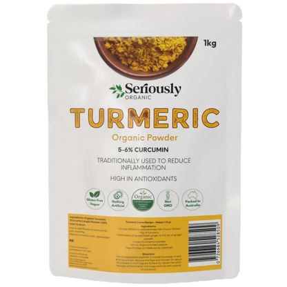 Turmeric / Tumeric (Curcumin) Powder Organic 5-6% Curcumin image 0