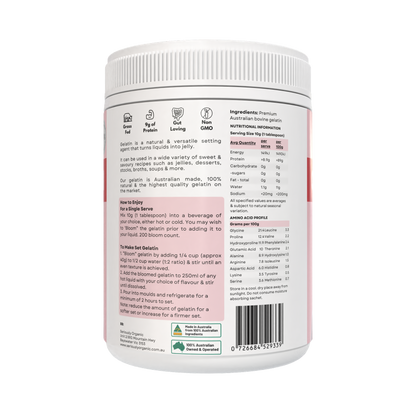 Gelatin - Australian Made, 250/500g Pure, Natural, No Fillers image 1